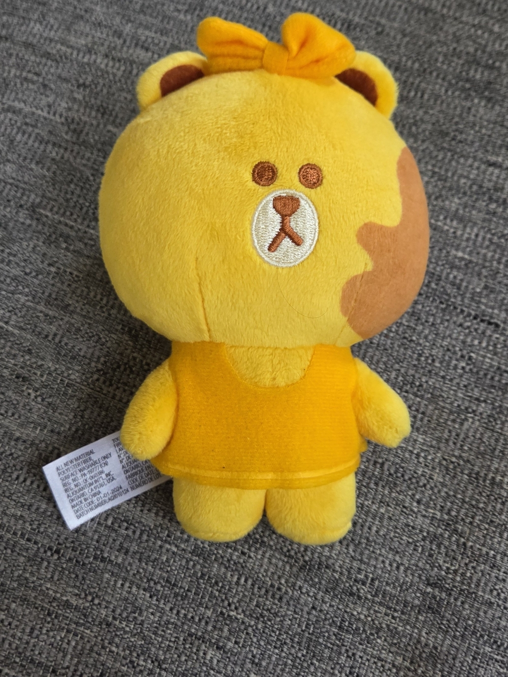 Sally Makes Everything Yellow Plush Bear Toy